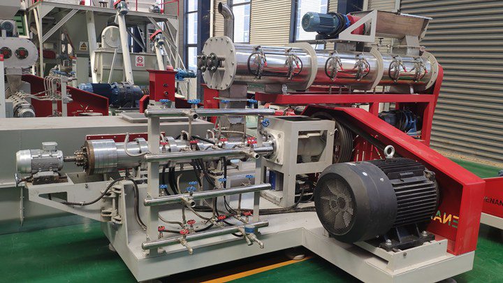 small scale vannamei shrimp twin screw extruder machine in the Philippines